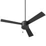 Thumbnail1 of 52" Oxygen Allegro Black Indoor Pull-Chain Ceiling Fan