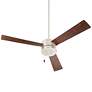 1_52" Oxygen Allegro Satin Nickel Indoor Pull-Chain Ceiling Fan