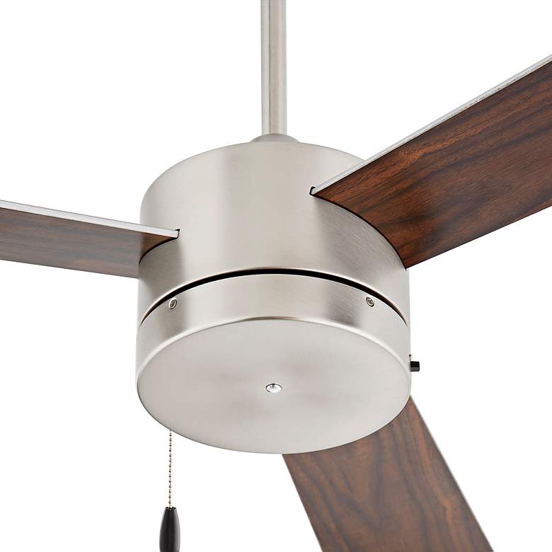 Image 2 52" Oxygen Allegro Satin Nickel Indoor Pull-Chain Ceiling Fan more views