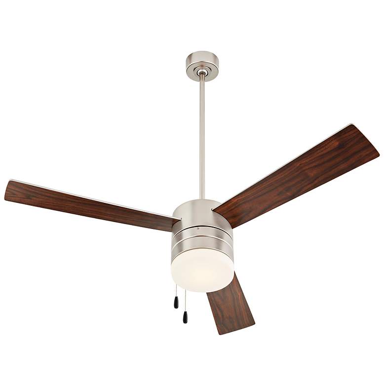 Image 5 52" Oxygen Allegro Satin Nickel Indoor Pull-Chain Ceiling Fan more views
