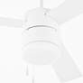5_52" Oxygen Allegro White Indoor Pull-Chain Ceiling Fan more views