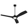 4_52" Oxygen Avalon Gloss Black Indoor Ceiling Fan with Wall Control more views