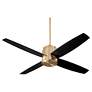 3_52" Oxygen Oslo Aged Brass Damp Rated Ceiling Fan with Wall Control more views