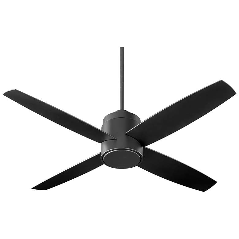 Image 1 52" Oxygen Oslo Black Damp Rated Ceiling Fan with Wall Control