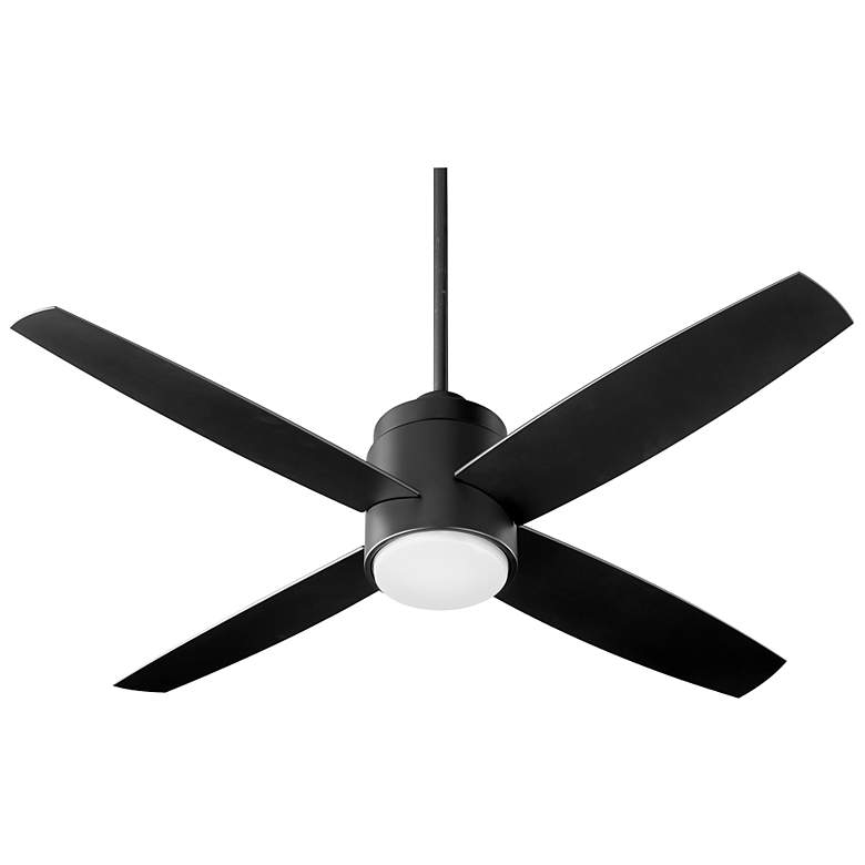Image 2 52" Oxygen Oslo Black Damp Rated Ceiling Fan with Wall Control more views