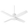 3_52" Oxygen Oslo White Damp Rated Ceiling Fan with Wall Control more views