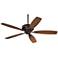 52" Pacific Beach Oil Brushed Bronze Ceiling Fan with Pull Chain