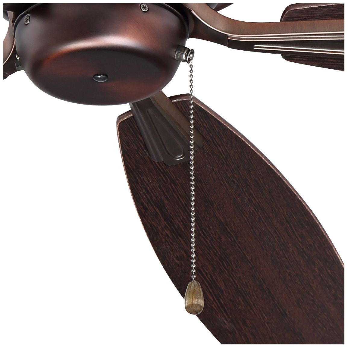 52" Pacific Beach Oil Brushed Bronze Ceiling Fan with Pull Chain 21F41 Lamps Plus