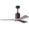 52" Patricia-3 Bronze LED Ceiling Fan with Barn Wood Blades