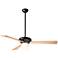52" Period Arts Atlus Bronze Maple Opal Ceiling Fan