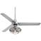 52" Plaza DC Casa Vieja Damp Rated LED Ceiling Fan with Remote