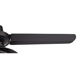 Image4 of 52" Plaza DC Matte Black Finish Damp Rated LED Ceiling Fan more views