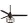 52" Plaza DC Oil-Rubbed Bronze LED Ceiling Fan with Remote