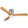 52" Possini Euro Design Admiralty Brushed Nickel Ceiling Fan