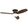 52" Possini Euro Encore Bronze Hugger LED Ceiling Fan