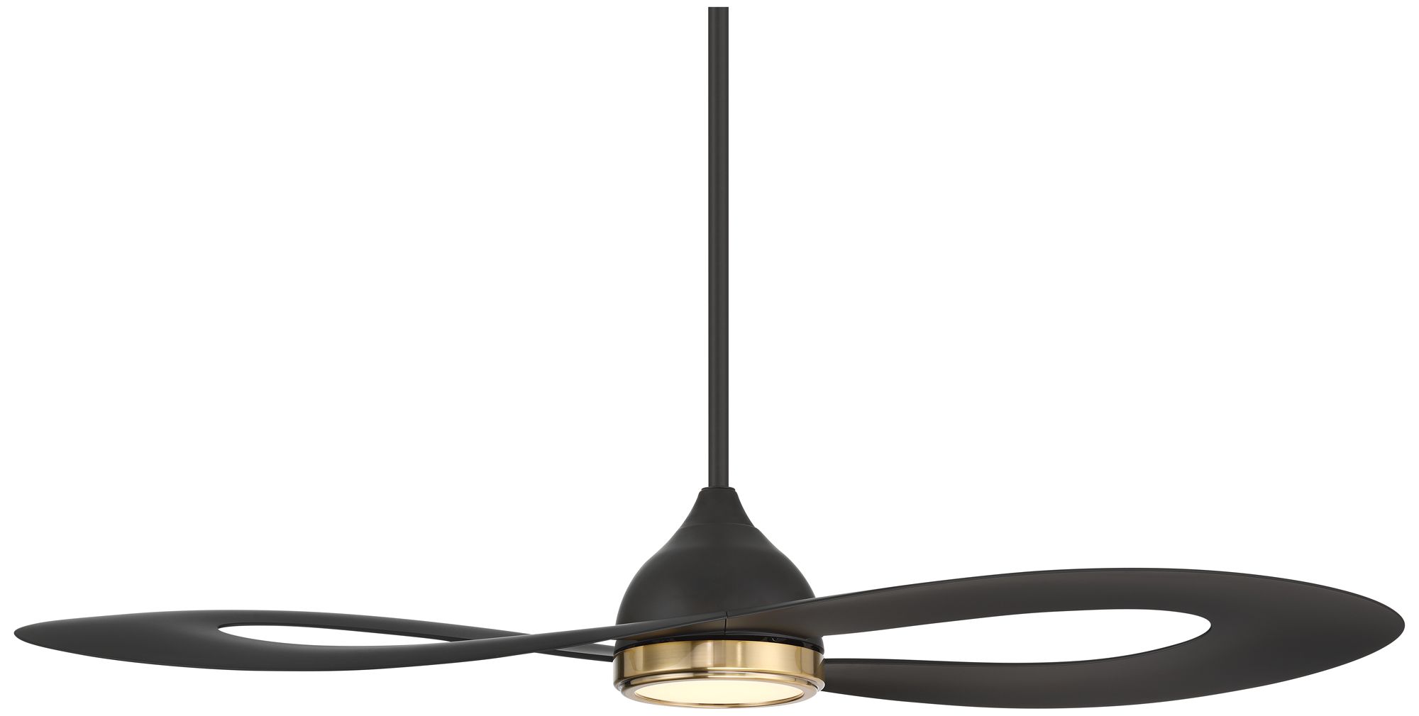 Watch A Video About the 52 Possini Euro Obi Matte Black CCT LED Damp Ceiling Fan with Remote