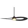 Watch A Video About the 52 Possini Euro Obi Matte Black CCT LED Damp Ceiling Fan with Remote