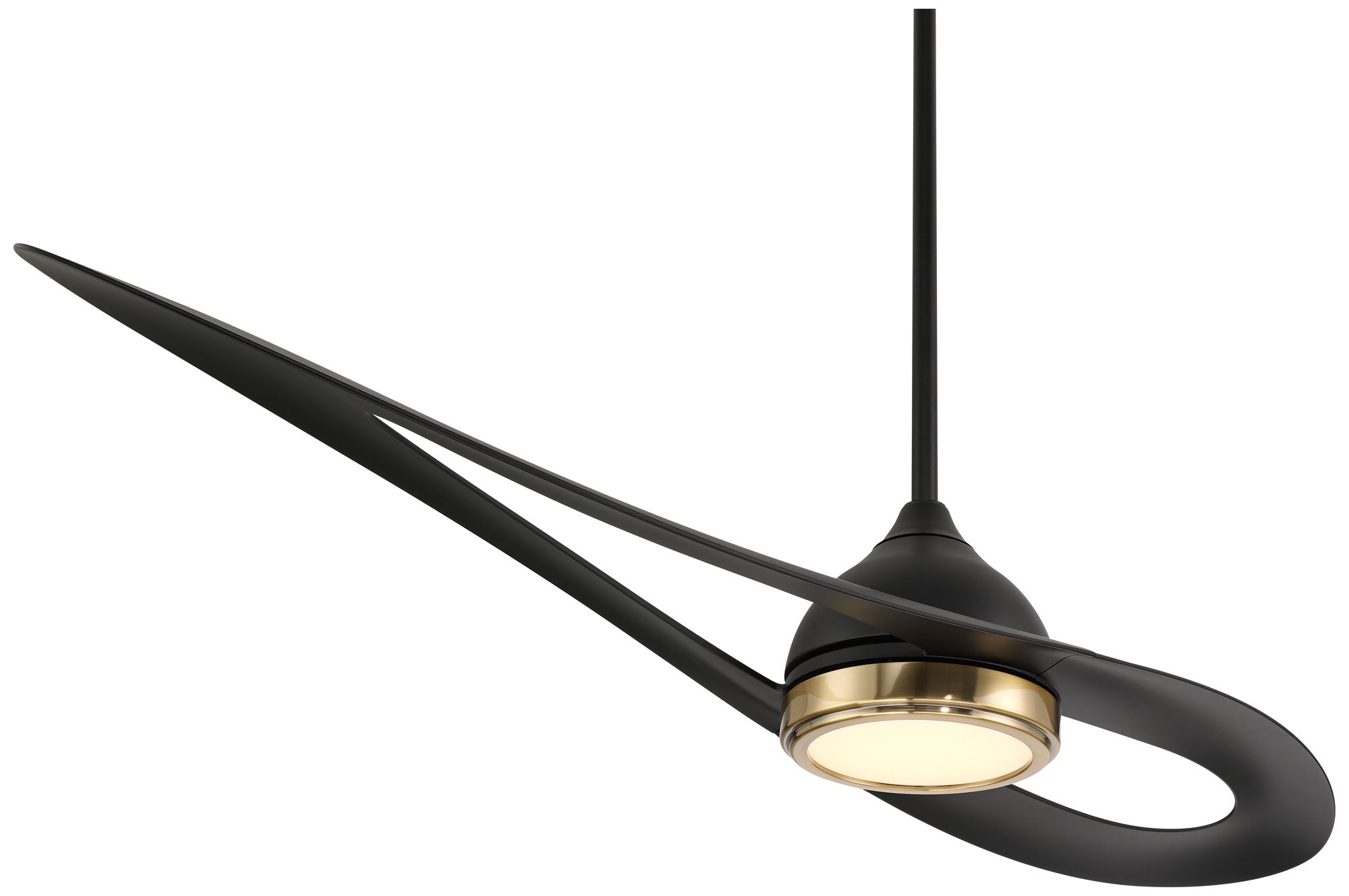 Watch A Video About the 52 Possini Euro Obi Matte Black CCT LED Damp Ceiling Fan with Remote