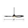 Watch A Video About the 52 Possini Euro Obi Matte Black CCT LED Damp Ceiling Fan with Remote