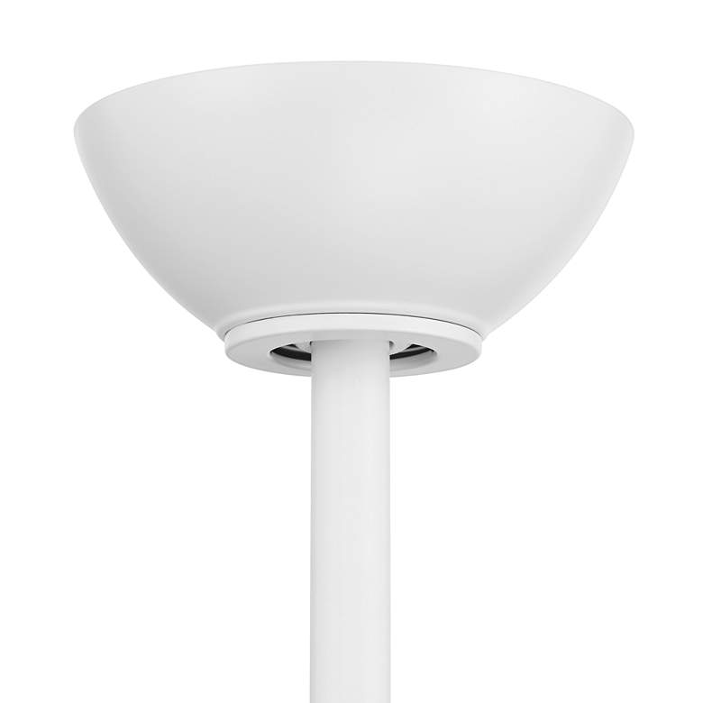Image 6 52" Possini Euro Obi Matte White CCT LED Damp Ceiling Fan with Remote more views