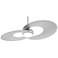52" Possini Innovation Brushed Nickel Modern LED Ceiling Fan