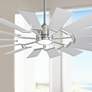52" Prairie II Brushed Steel LED Ceiling Fan with Remote