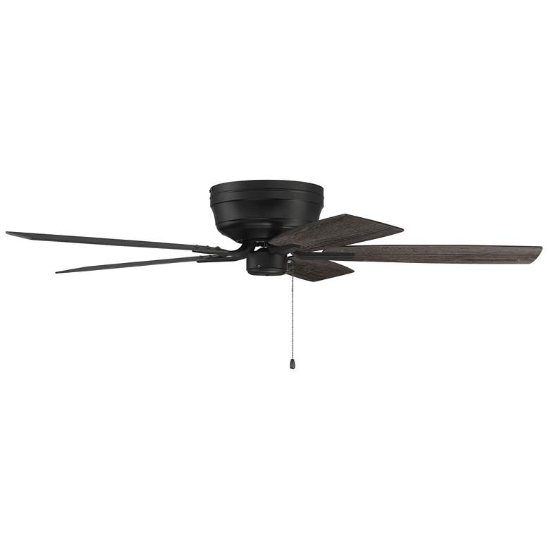 Image 1 52" Pro Plus Hugger in Flat Black  w/ Flat Black/Greywood Blades