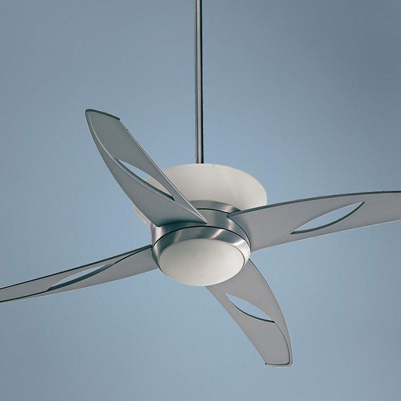 Image 1 52 inch Quorum Astra Dual Light Kit Contemporary Ceiling Fan