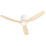 2_52" Quorum Dayton White and Naturals LED Smart Ceiling Fan more views
