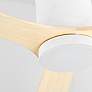 3_52" Quorum Dayton White and Naturals LED Smart Ceiling Fan more views