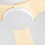 4_52" Quorum Dayton White and Naturals LED Smart Ceiling Fan more views