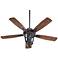 52" Quorum Dimone Old World Patio Ceiling Fan with Light Kit