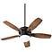 52" Quorum Eden Toasted Sienna LED Patio Ceiling Fan