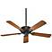 52" Quorum Estate Oiled Bronze Finish 5-Blade Ceiling Fan