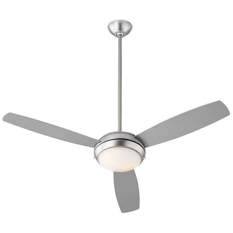 Image 5 52" Quorum Expo Satin Nickel LED Ceiling Fan more views