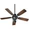 52" Quorum Georgia Old World Wet Rated Ceiling Fan with Wall Control