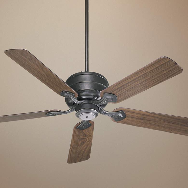 Image 1 52 inch Quorum Hanover Old World Ceiling Fan