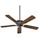 52" Quorum Liberty Toasted Sienna Ceiling Fan