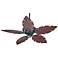 52" Quorum Monaco Toasted Sienna Patio Ceiling Fan with Pull Chain