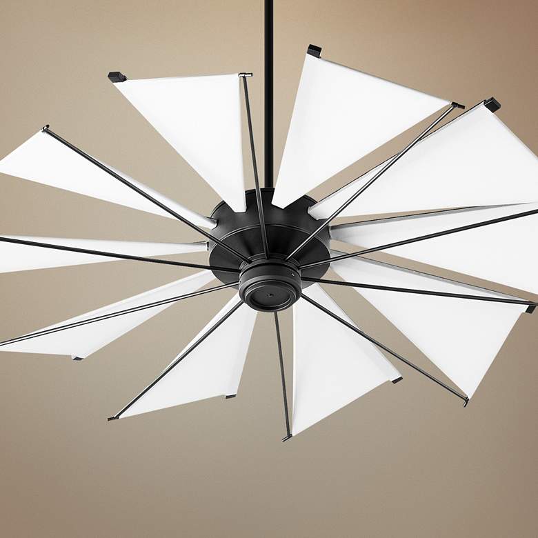 Image 1 52" Quorum Mykonos Noir Ceiling Fan