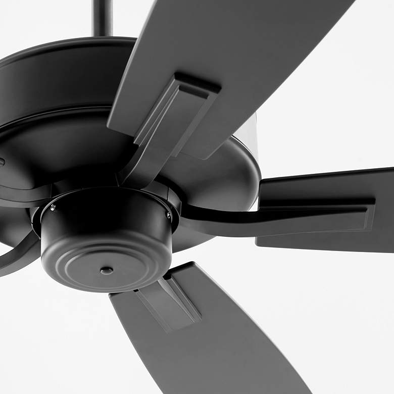 Image 2 52" Quorum Ovation Matte Black Ceiling Fan more views