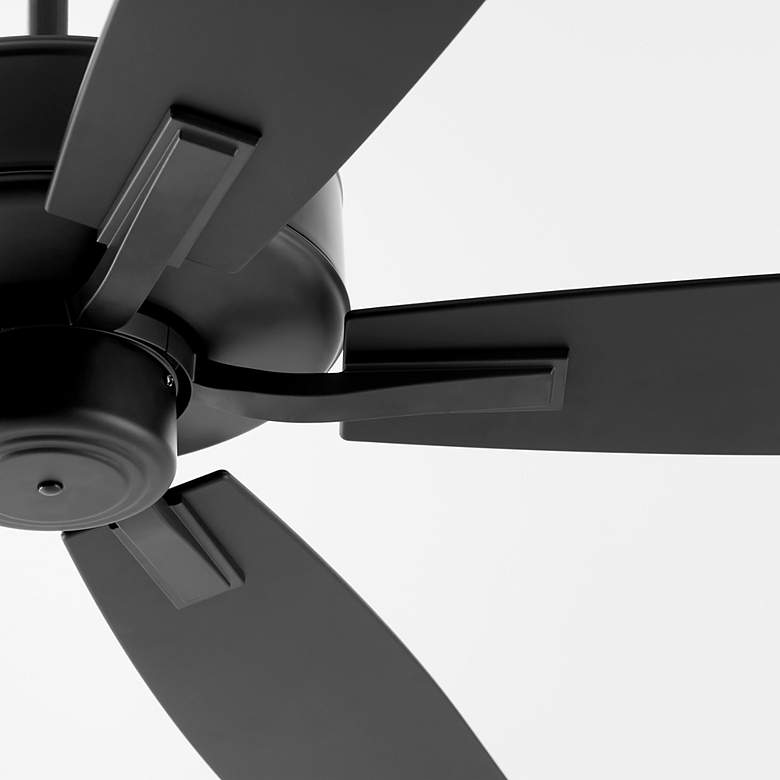 Image 3 52" Quorum Ovation Matte Black Ceiling Fan more views