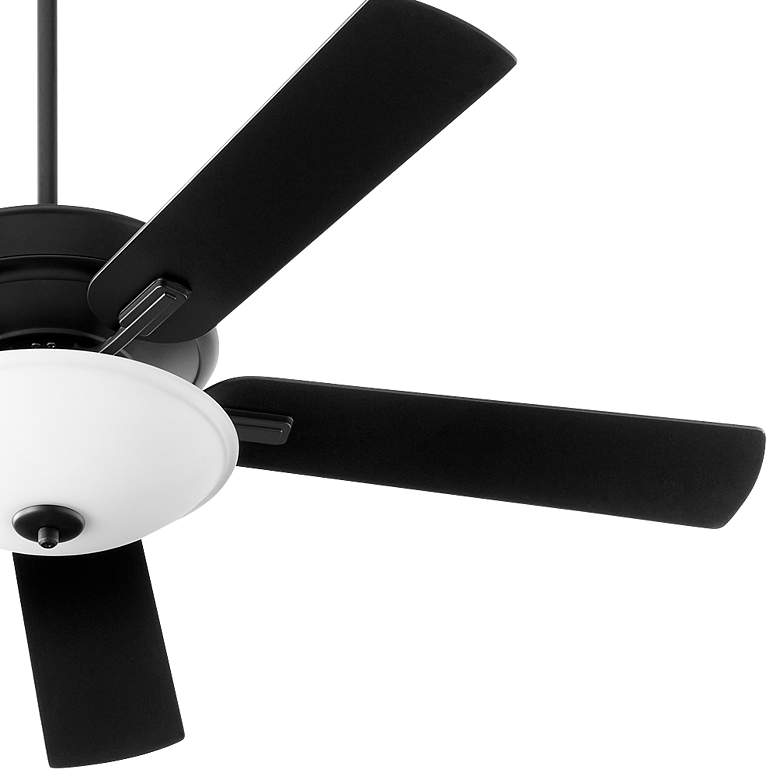 Image 3 52 inch Quorum Premier Noir LED Ceiling Fan with Pull Chain more views