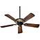 52" Quorum Roderick Toasted Sienna Finish Ceiling Fan