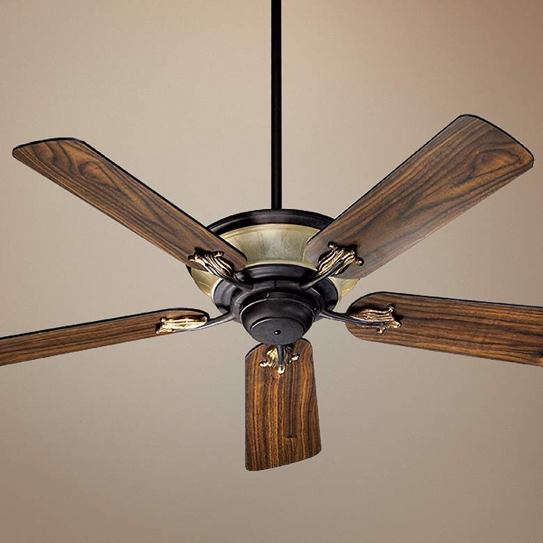 Image 1 52 inch Quorum Roderick Toasted Sienna Finish Ceiling Fan