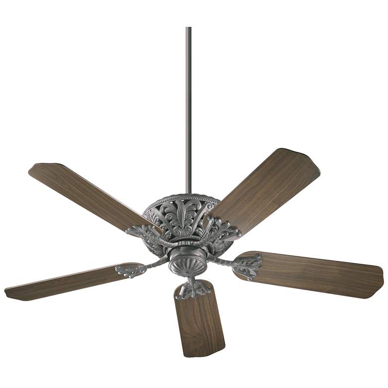 Image 2 52 inch Quorum Windsor Toasted Sienna Pull Chain Ceiling Fan