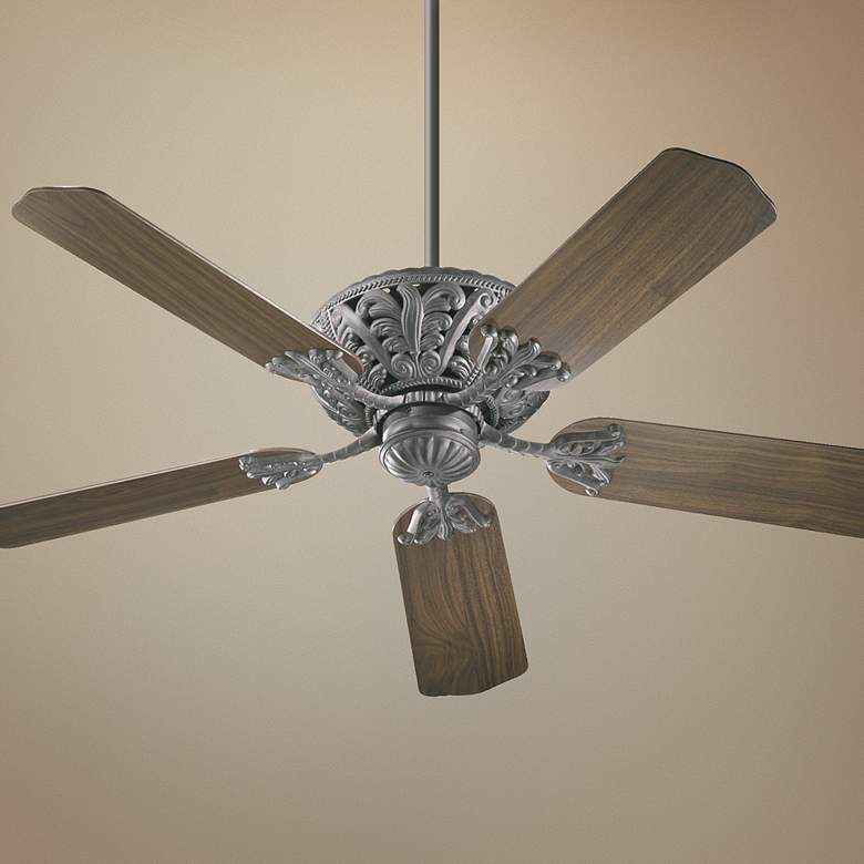 Image 1 52 inch Quorum Windsor Toasted Sienna Pull Chain Ceiling Fan