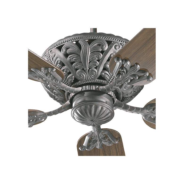 Image 3 52 inch Quorum Windsor Toasted Sienna Pull Chain Ceiling Fan more views
