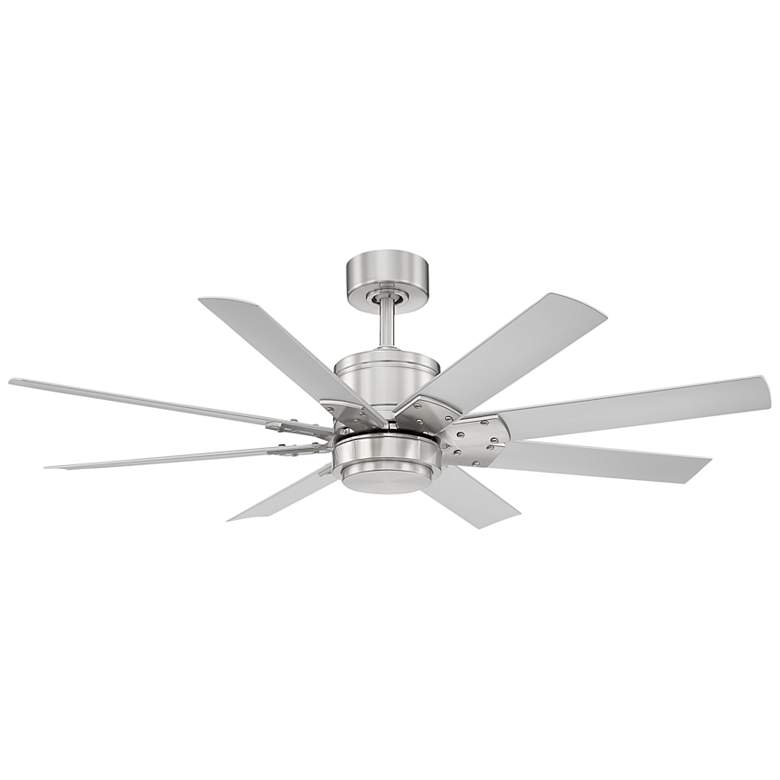 Image 3 52" Renegade Brushed Nickel LED Smart Ceiling Fan more views