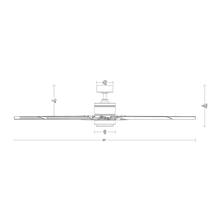 Image 7 52" Renegade Brushed Nickel LED Smart Ceiling Fan more views